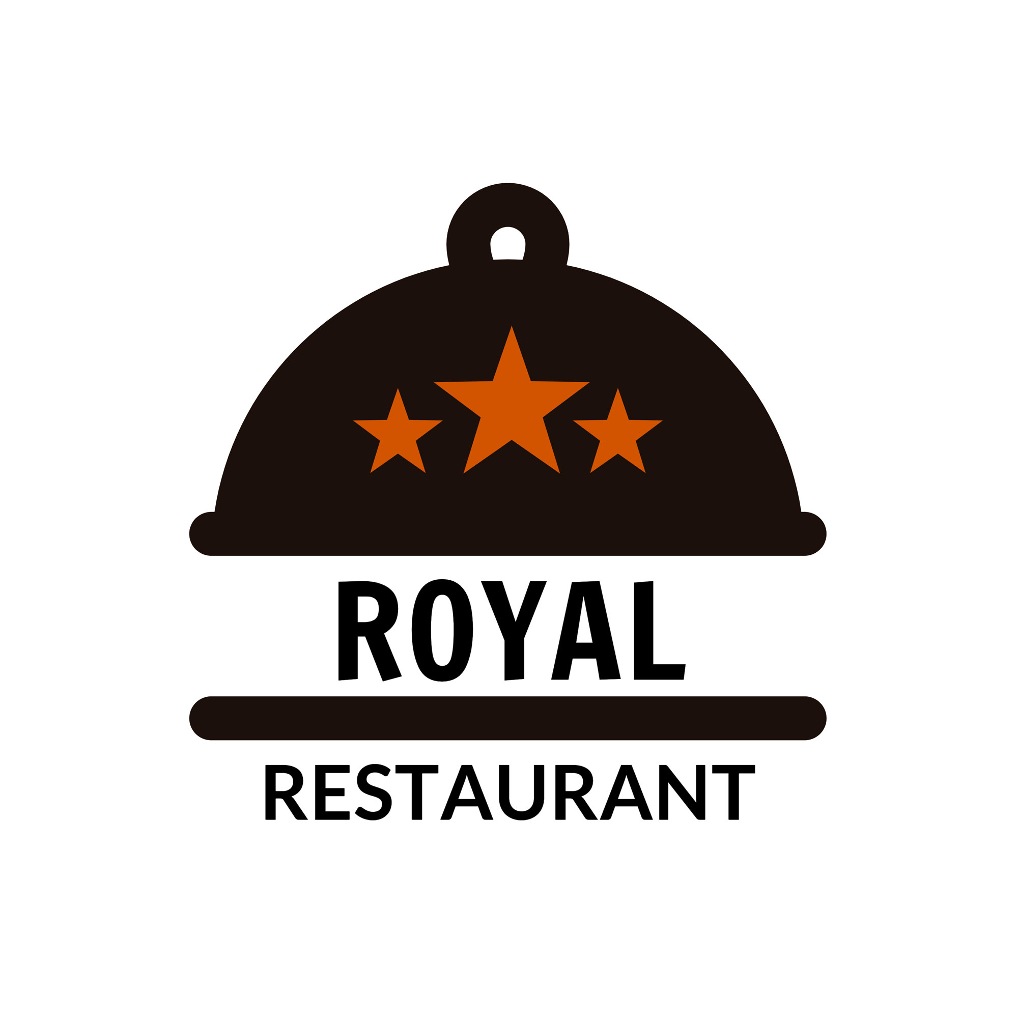 Royal hotel and restaurant logo