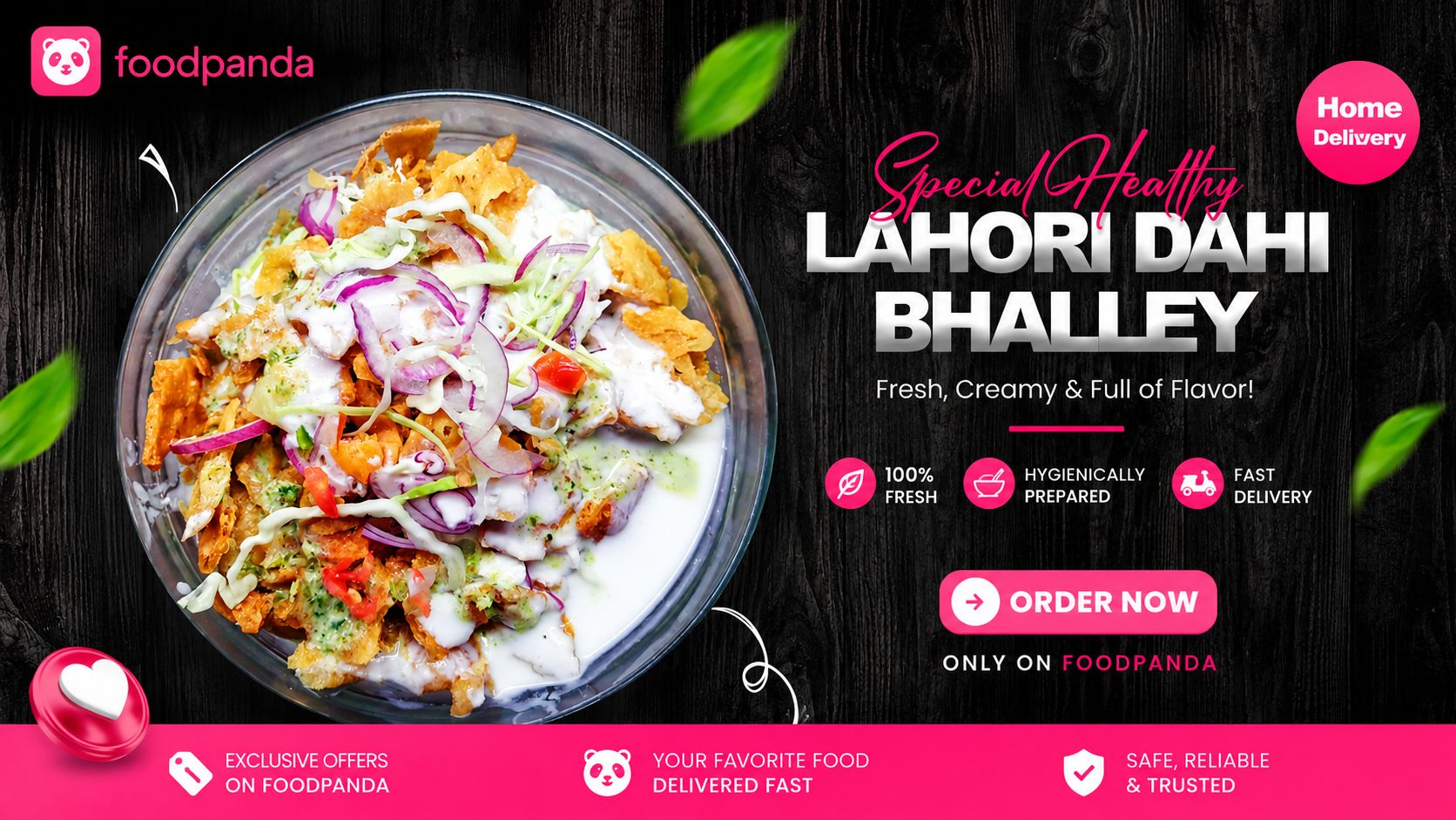 Lahori Dahi Bhalley and Lahori Nashta logo