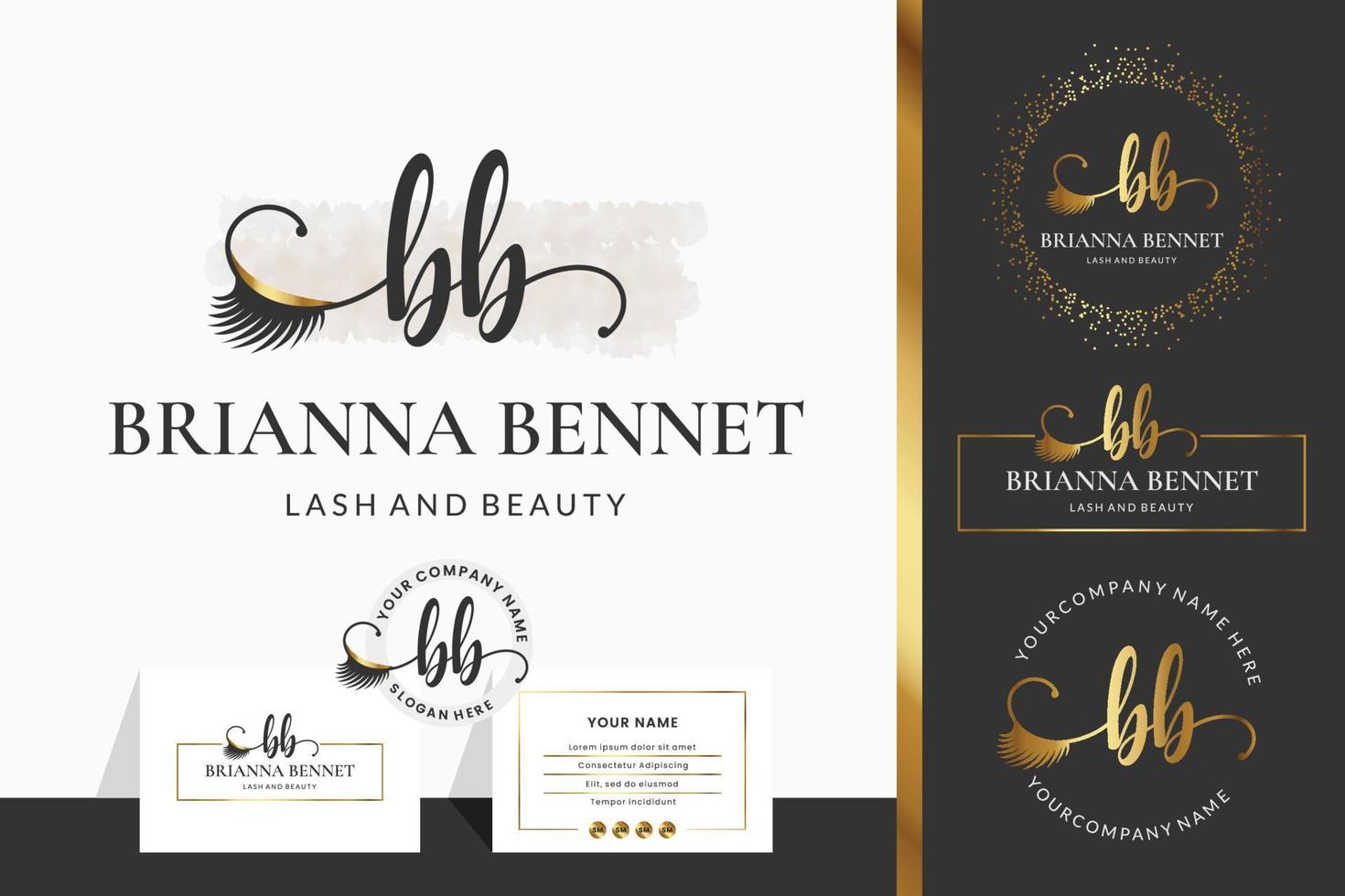 BB LASH & BEAUTY BAR logo