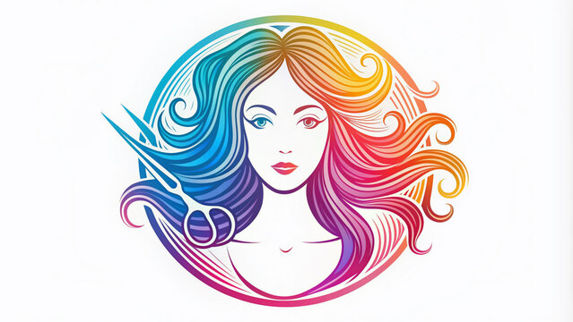 Seasonal beauty saloon logo