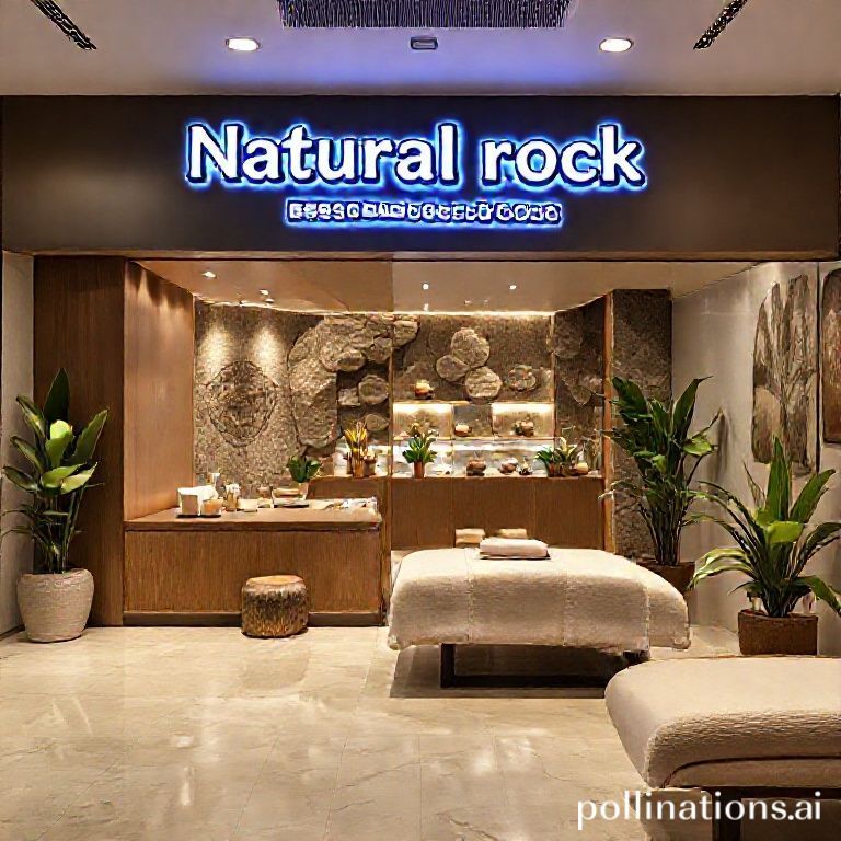 Natural rock massage center in E 11/3 logo