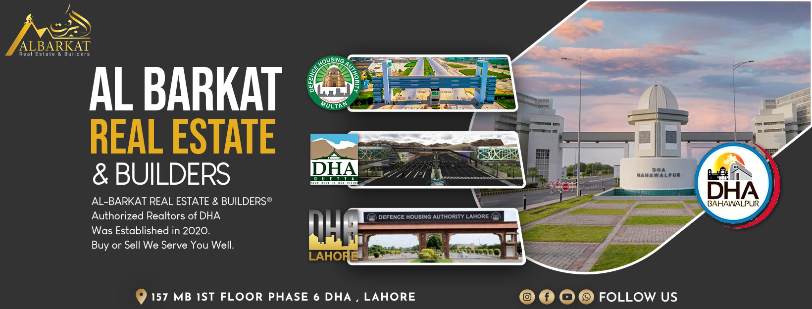 AL BARKAT REAL ESTATE AND BUILDERS logo