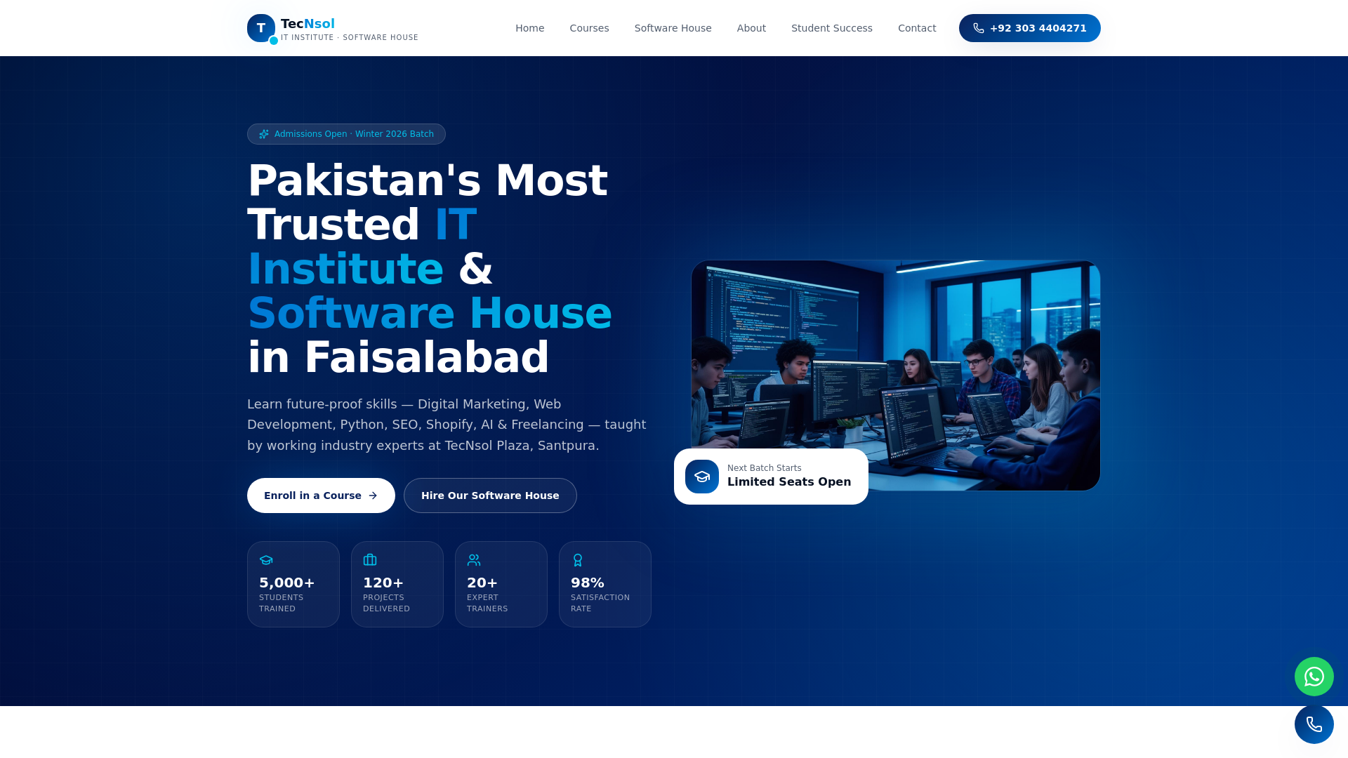 Tecnsol - Digital Marketing & Web Development Courses Faisalabad logo