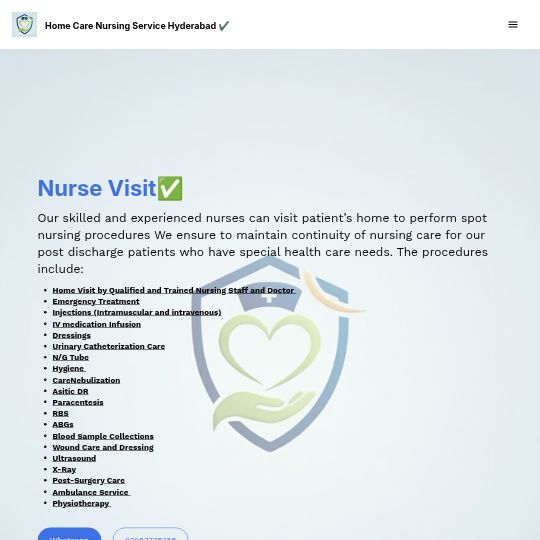 Home Care Nursing Hyderabad logo