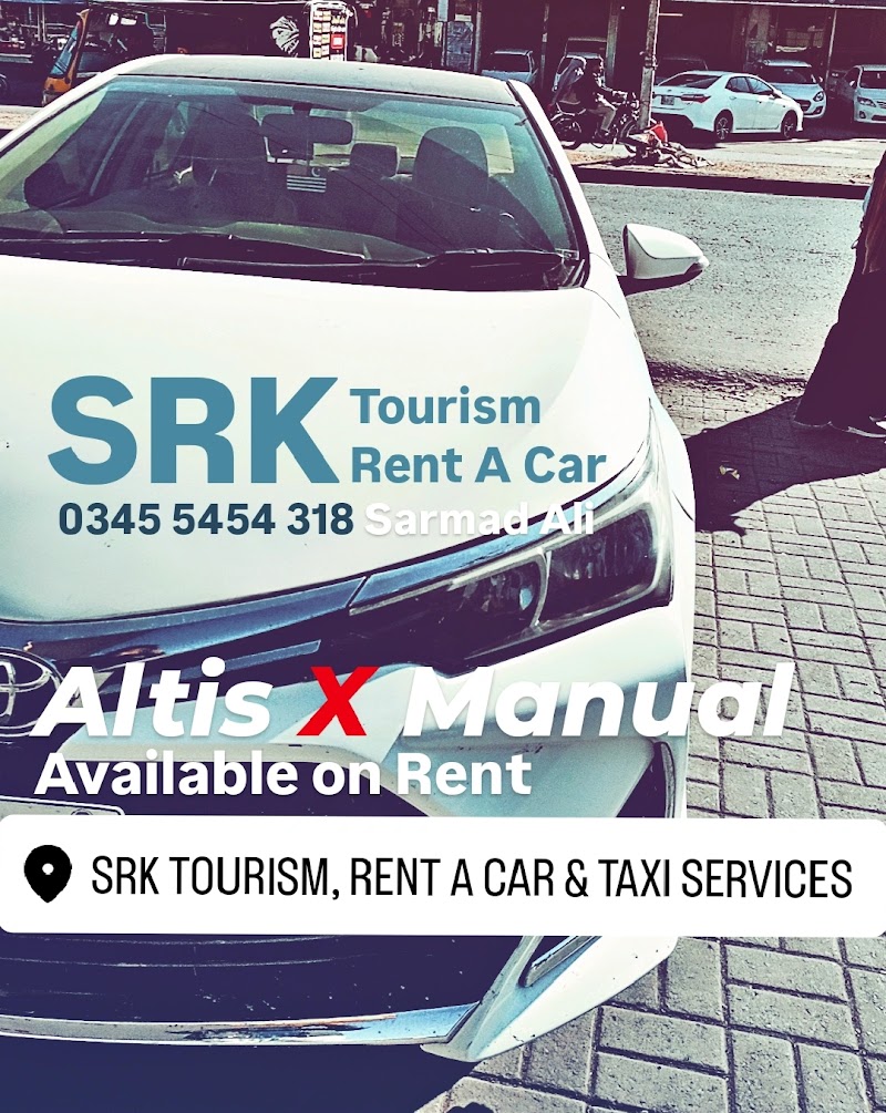 SRK Tourism & Rent A Car, Taxi service Mirpur UK. logo