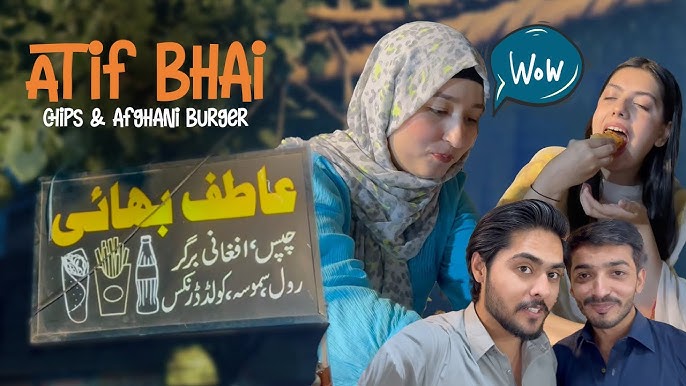 Atif Bhai Chips And Afghani Burger logo