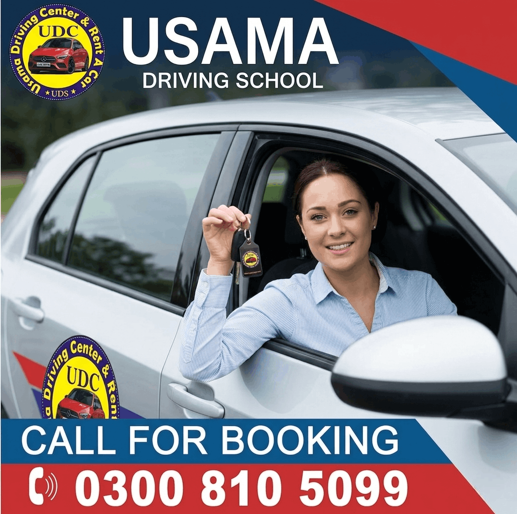 Usama driving school logo