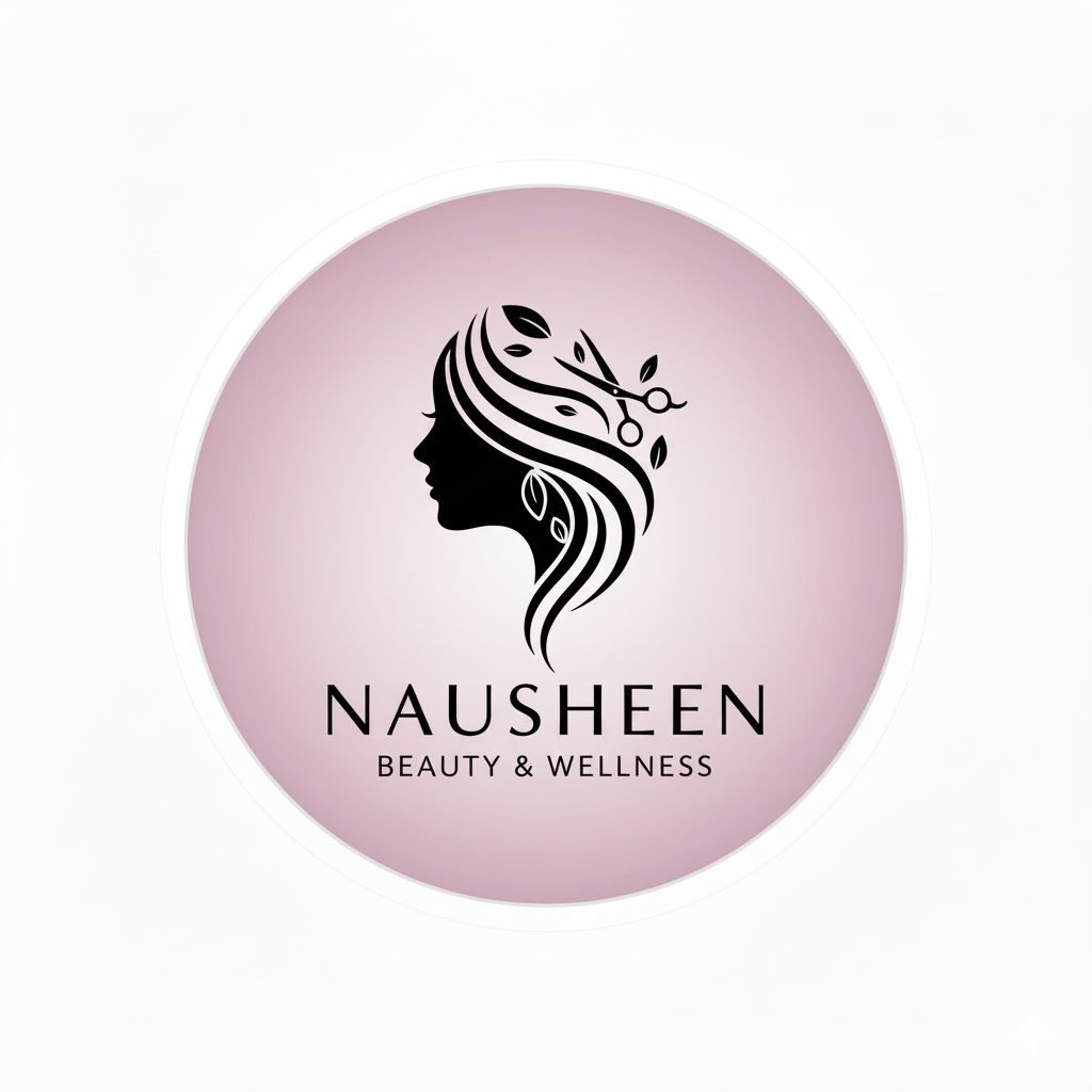 Nuzhees beauty salon logo