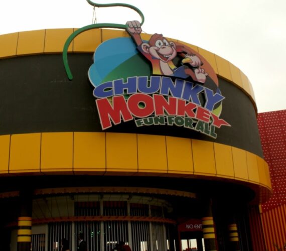 Chunky Monkey Amusement Park logo
