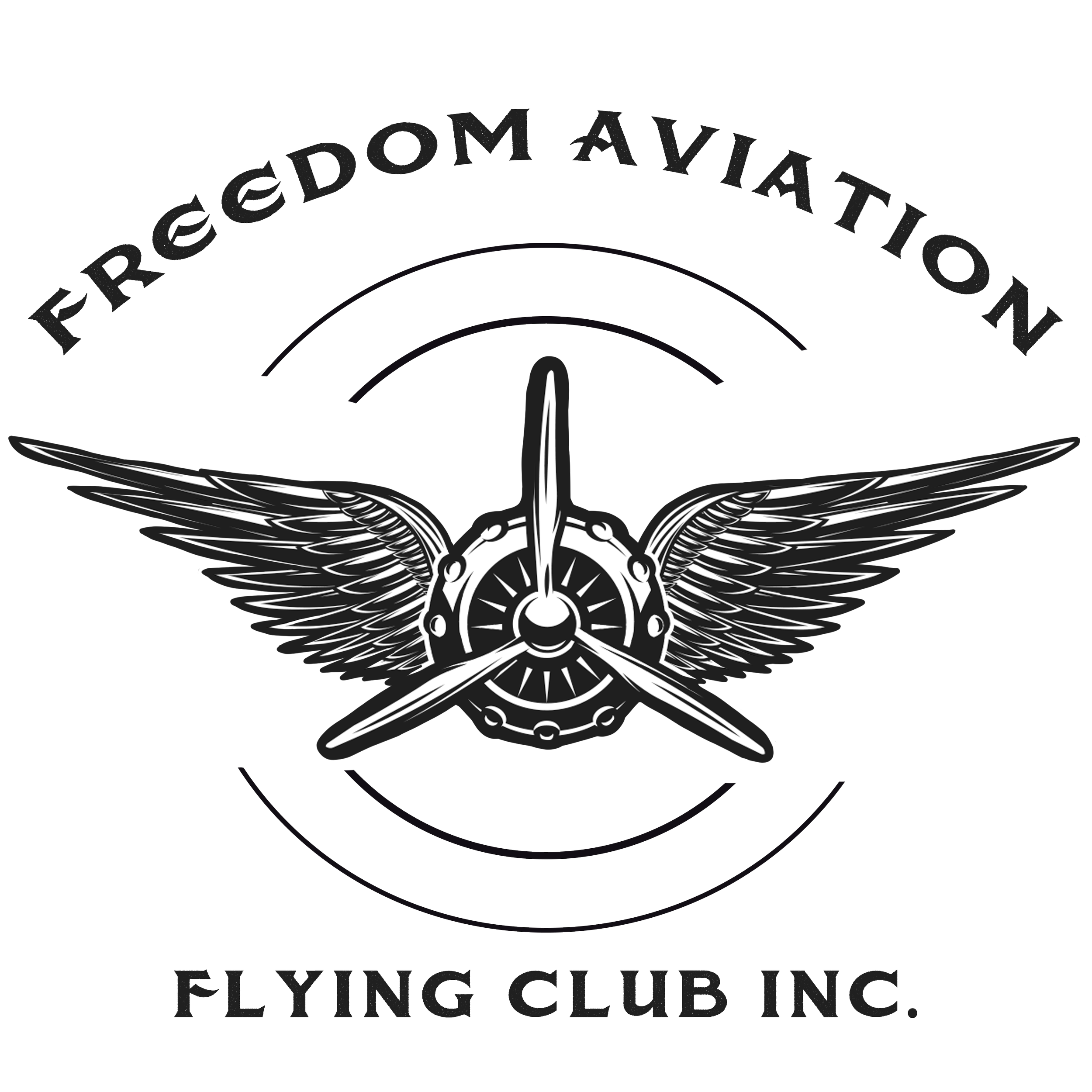 Freedom flying club logo